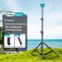 RTAKO ZJ-ZB03 Matte Finish Carbon Steel 2.1 m adjust height Tripod 360° rotation - Black